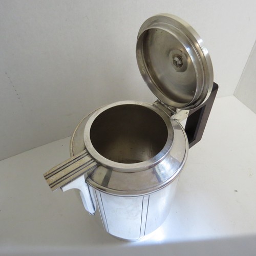 Juego de té de café francés Art Deco plateado de tres piezas ollas y azúcar cubierta - Imagen 15 de 24