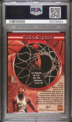 スポーツ選手 1996 Kobe Bryant RC Kobe Bryant 1996 Topps Basketball Rookie Card RC #138 Graded