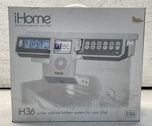 iHOME iH36 UNDER CABINET KITCHEN SYSTEM FOR iPOD NEW IN OPEN BOX - Picture 10 of 12