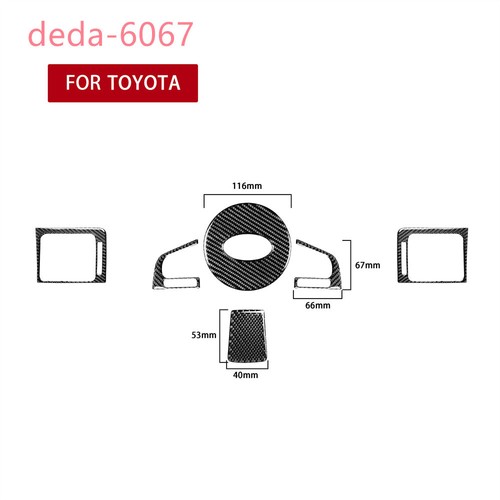 Volante de carbono 6xRHD y moldura de salida de ventilación de aire para Subaru Forester 2013-2018 - Imagen 2 de 11