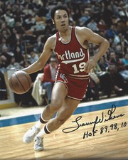 LENNY WILKENS PORTLAND TRAILBLAZERS SIGNED AUTHENTIC 8x10 PHOTO 5 COA HOF COACH
