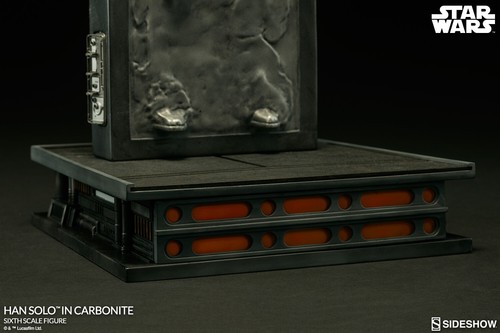 Sideshow Star Wars ESB Han Solo in Carbonite 1/6 Scale Figure In Stock - Picture 9 of 14