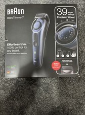 Braun Beard Trimmer 7 Mens Body Clippers. New. Sealed. Free Postage