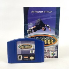 🔥Tony Hawk's Pro Skater (Nintendo 64 N64) Cart w/ Manual Authentic TESTED!🔥