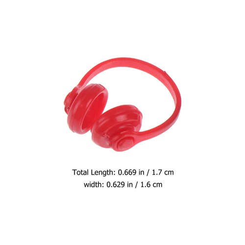 2 Pcs Mini Computer Room Accessories Miniature Headphone House Ornament - 第 7/12 張圖片