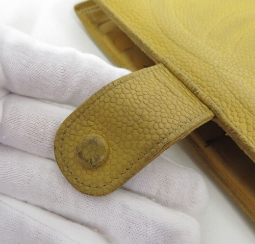 Authentic CHANEL CC Leather Bifold Long Wallet #37605 - Picture 12 of 19