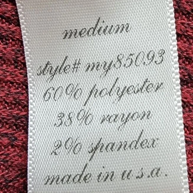 Vestido para mujer Alya talla M mediano negro borgoña Foto 3 de 4