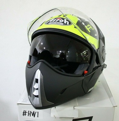Casco Airoh J106 J611 Integrale Jet Modulabile Nero Opaco
