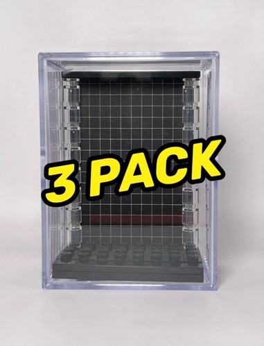 DIY 3 Pack Display Case For Lego Minifigures - Picture 1 of 7