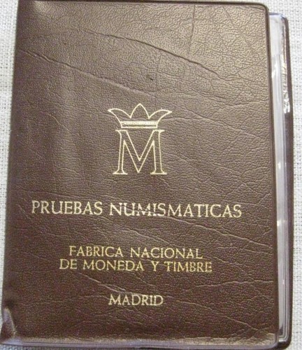 Spain 1972 proof Pruebas 6 pc mint set original cover