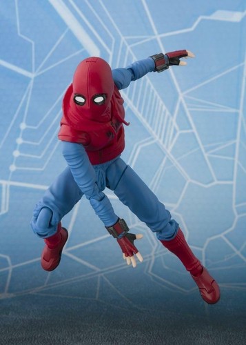 Spider-Man Homecoming Homemade Suit Marvel 6" Action Figure SH Figuarts C30 - Foto 4 di 5
