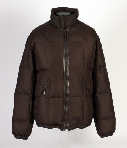 Loro Piana Nylon / Leather / Down Puffer Jacket - Brown - 3XL - $4500 Retail - Picture 17 of 22