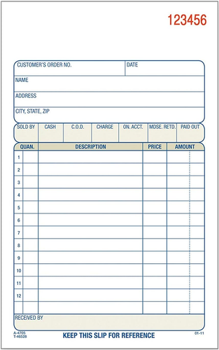 Sales Order Books, 2-Part, Carbonless, White/Canary, 6 Books, 50 Sets per Book  - Bild 9 von 9