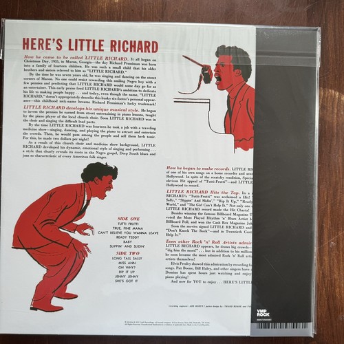 NEW Here’s Little Richard VMP Vinyl Me Please 180g LP Black & White Split RR011 - Picture 2 of 2