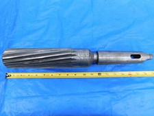 MORSE ? 2.497 O.D. HSS REAMER MORSE TAPER #5 SHANK SPIRAL 16 FLUTE MT5