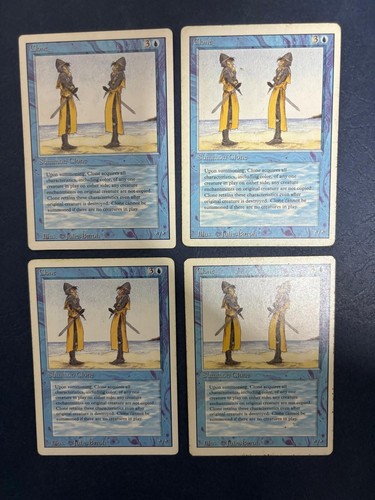 MTG 4X REVISED EDITION CLONE MAGIC THE GATHERING RARE BLUE CREATURE ENGLISH CARD - Picture 6 of 6