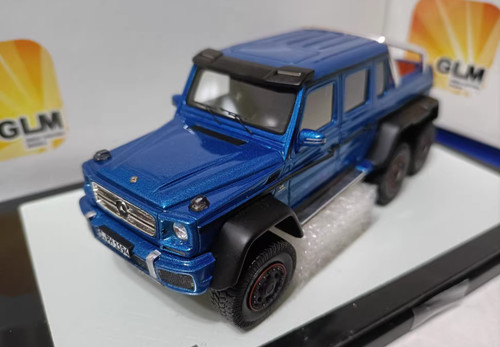 1/43 Resin car model Mercedes-Benz AMG G63 6x6 Pickup Blue - Picture 1 of 4