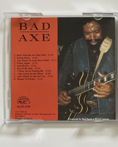 Son Seals by Bad Axe CD 1984 Alligator Records Chicago Blues Album Near Mint - Picture 5 of 7