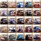 3Pcs Demon Slayer Bedding Set Quilt Duvet Cover Single Double King Size UK