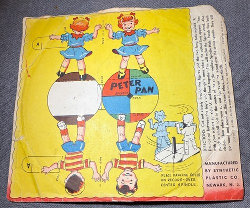 ALL AROUND THE MULBERRY BUSH / - PETER PAN RECORDS # 200- ORANGE - 1950 EX - Picture 2 of 5