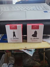 2024 Hallmark Keepsake Ornament Set Harry Potter VOLDERMORT and DRACO MALFOY NIB