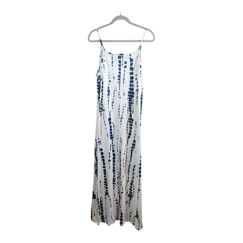 Lumento Sleeveless V-neck Tie Dye Maxi Dress Beach Festival Bohemian Women's XL - Picture 5 of 6