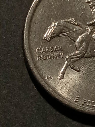 1999 P Delaware Spitting Horse Error Quarter - Picture 3 of 8