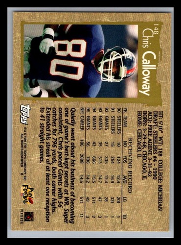 1996 Topps Football # 1 - 220 - Pick Your Card! - Picture 296 of 440
