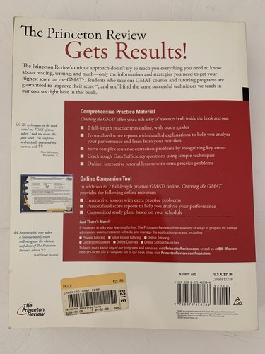 Cracking the GMAT 2009 Paperback Geoff Martz - Picture 2 of 4