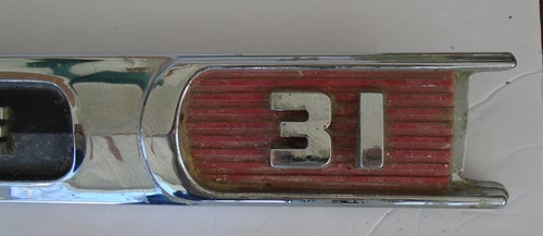 1959 Original Chevrolet Apache 31 Fender Spears Emblems - Picture 3 of 8
