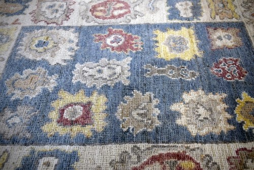 2'0" x 3'0" ft. Oushak Vegetable Dye Hand Knotted Oriental Wool 2x3 Rug - Picture 10 of 10