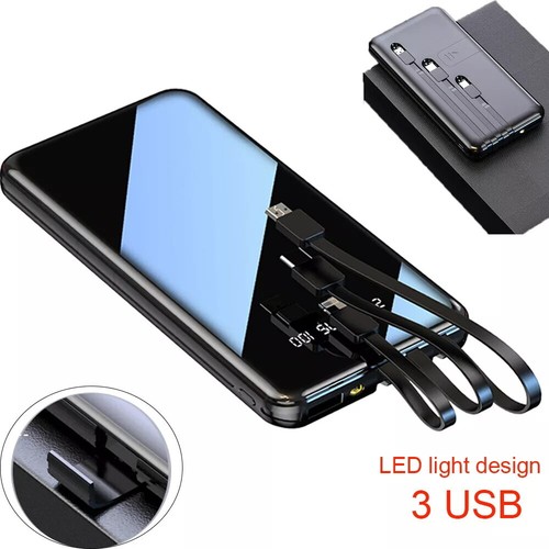 900000mAh Power Bank For Mobile Phone USB C Battery Pack Portable Charger Fast - Picture 1 of 12