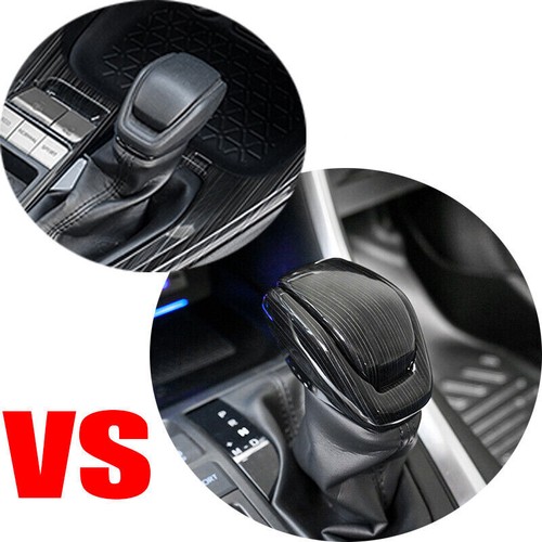 For Toyota RAV4 2019-2024 Gloss Black Titanium Style Gear Shift Knob Cover Trim - Picture 4 of 20