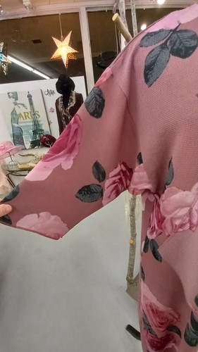 LULAROE Boho Pink Floral Waterfalls Short Open Front VEST LONG DUSTER S Cardigan - Bild 6 von 6