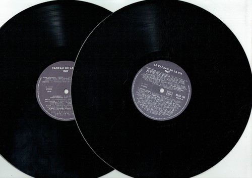 2 X 33 RPM The Gift Of Life 1987 Records LP 12" Sardou Mylène Farmer Aubert'N'Ko - Picture 4 of 8