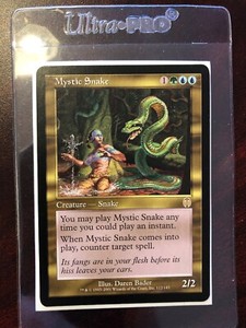 Mystic Snake MTG Apocalypse -Excellent/NM- 4RCards