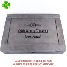 Rocky Patel Olde World Reserve Sixty Maduro Wood Cigar Box 10.25" x 7.25" x 2"
