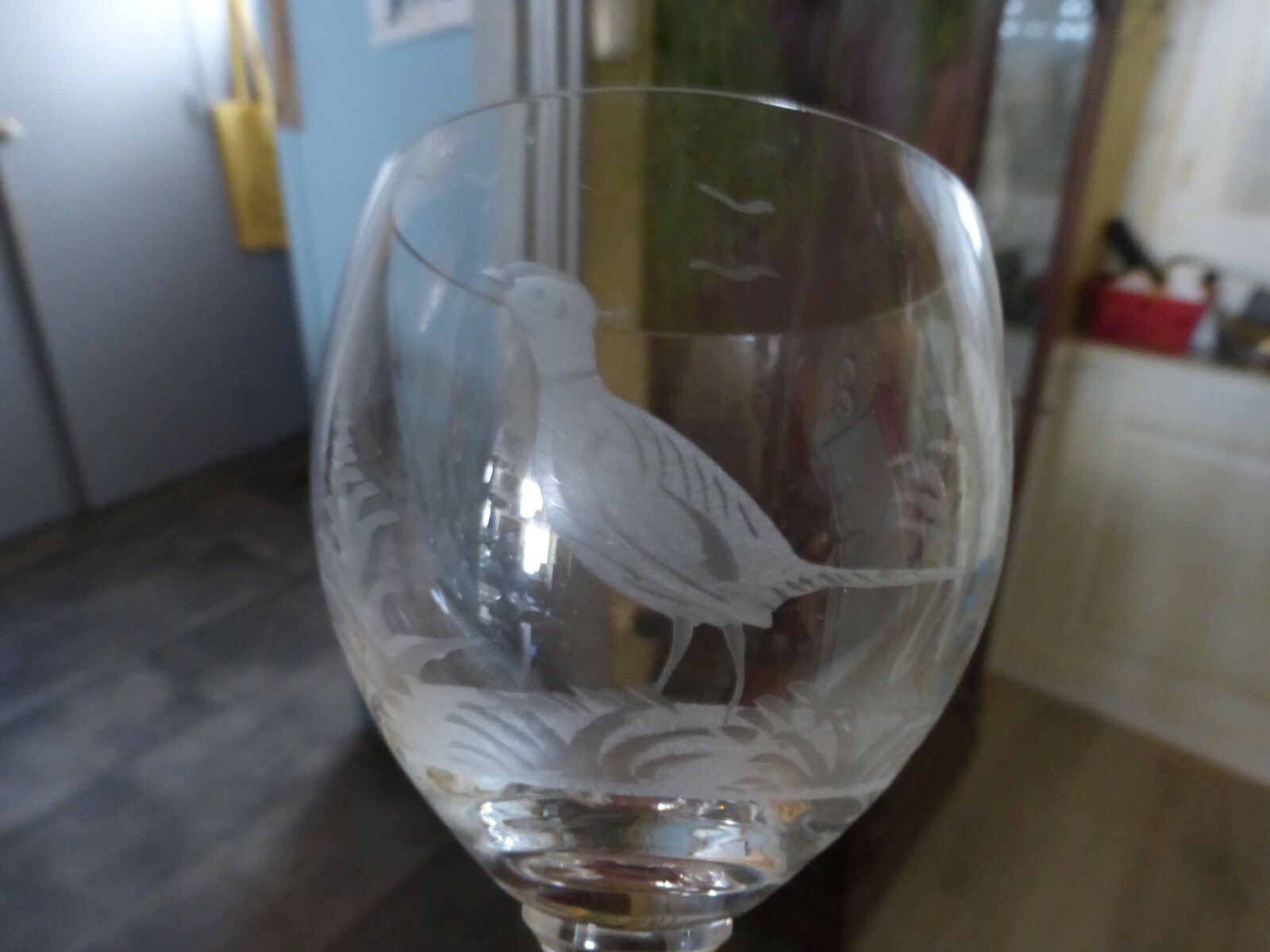 LOT 6 VERRES A VIN gravé CRISTAL SPIEGELAU CHASSE BICHE CERF CANARDS + coffret Verrassende uitstekende waarde, winstprijs