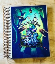 Alice Wond 'All Mad Here' Cover Set 4 use w Erin Condren A5 Coil Spiral Planner~
