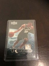 Fleer Basketball Skybox Metal Tim Duncan Rookie Card Spurs