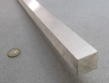6061 T651 Aluminum Square Bar, 1 1/4" (1.25") Thick x 1 1/4" Wide x 12" Length