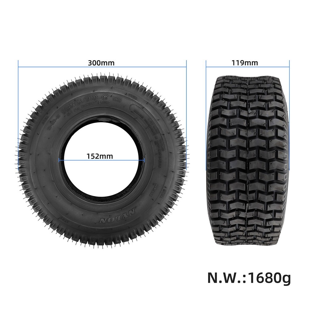 13x5 006 Tubeless Tyre for Karting Electric Scooter Long lasting Design - Picture 8 of 11