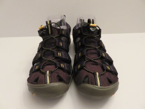 Keen Damen-Wassersportsandale durchsichtig Größe 9,5 schwarz/gelb Bungee-Schnürung* - Bild 3 von 9