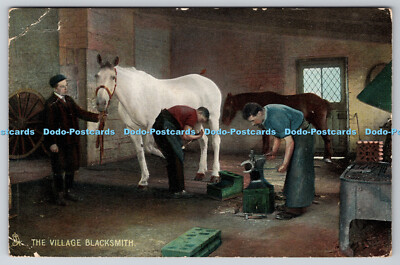 R742184 Der Dorfschmied Tierstudien Raphael Tuck und Söhne photochrom