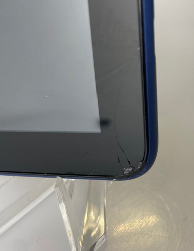 Amazon Fire 7 12th Gen P8AT8Z (2022) 16GB Blue - (Mildly Cracked Screen)- Ref853 - Picture 2 of 5