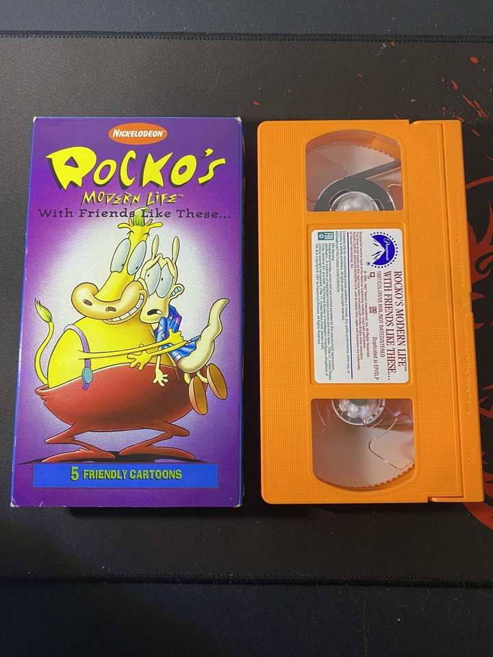Rocko's Modern Life With Friends Like These Rocko's Modern Life: With Friends Like These (VHS, Nickelodeon) Orange