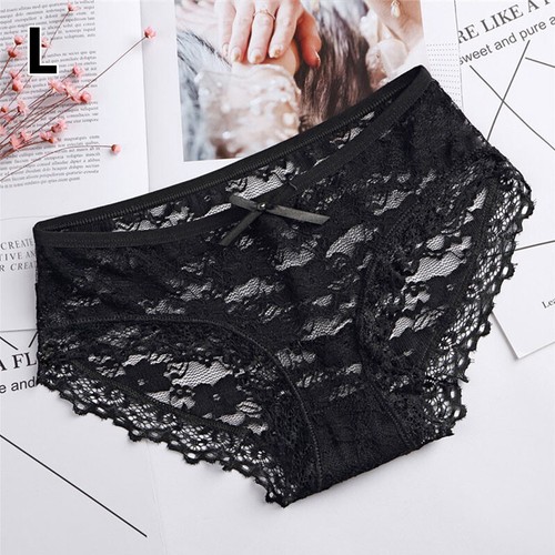 Open Crotch Crotchless Knickers Panties Women Sexy Lace Lingerie Briefs G-string - Picture 16 of 16
