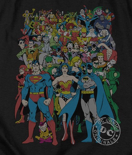 Justice League Of America "Original Universe" Hoodie, Sweatshirt or Long Sleeve - Picture 2 of 10