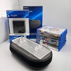 Ps Vita Games Case Portable Charger Accessories Lot Display Stand Rare