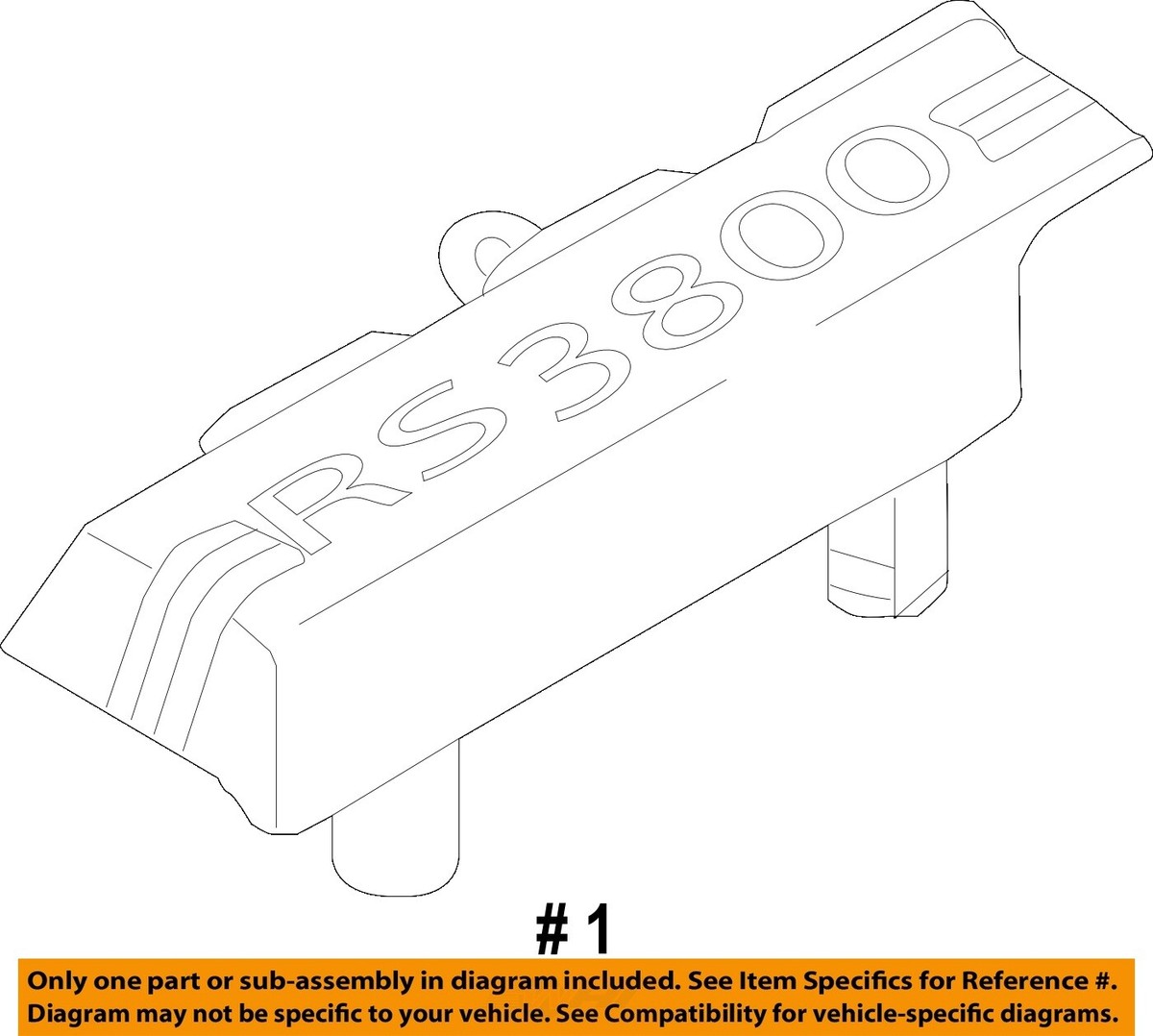HYUNDAI OEM 10-12 Genesis Coupe Engine Appearance Cover-Engine Cover 292463C600 HYUNDAI OEM 10-12 Genesis Coupe Engine Appearance Cover-Engine Cover 292463C600